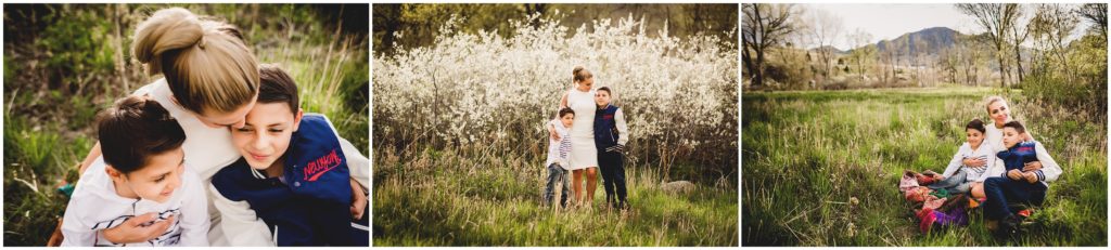 Colorado Family Photographer-Mother and Sons