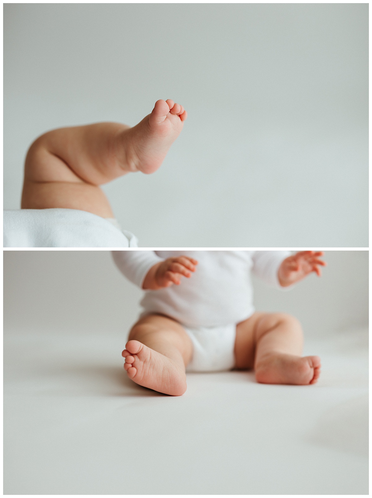 chubby thighs and tiny toes by Denver newborn photographer